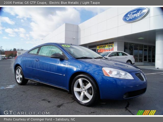 2006 Pontiac G6 GTP Coupe in Electric Blue Metallic