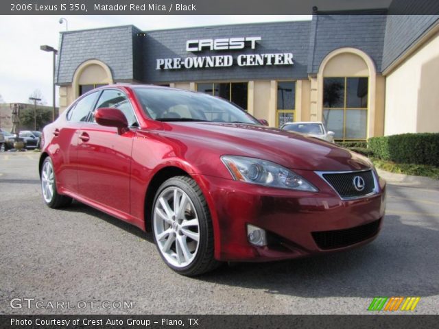 2006 Lexus IS 350 in Matador Red Mica