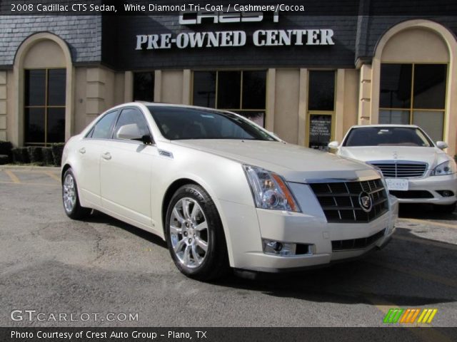 2008 Cadillac CTS Sedan in White Diamond Tri-Coat