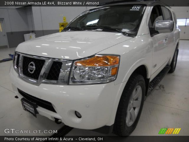 2008 Nissan Armada LE 4x4 in Blizzard White