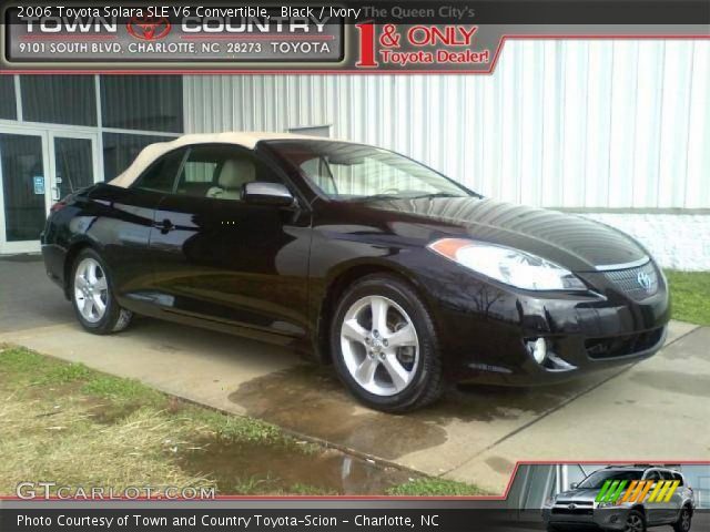 2006 Toyota Solara SLE V6 Convertible in Black