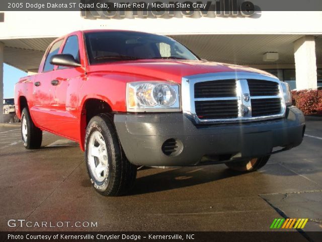 2005 Dodge Dakota ST Quad Cab in Flame Red