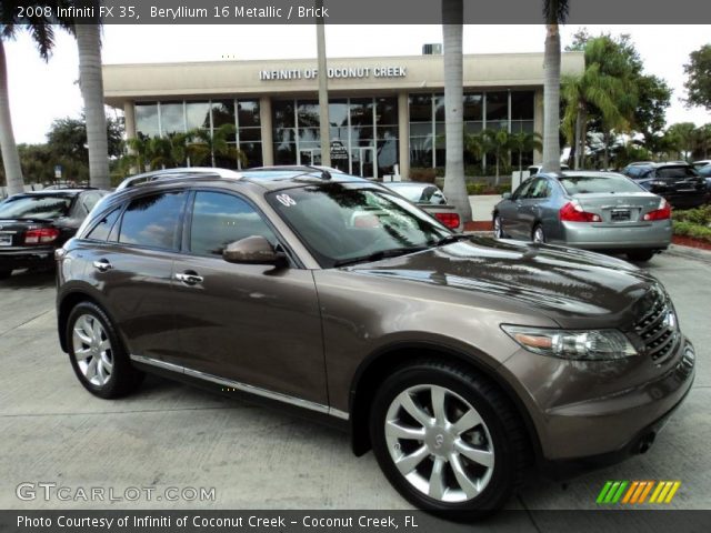 2008 Infiniti FX 35 in Beryllium 16 Metallic