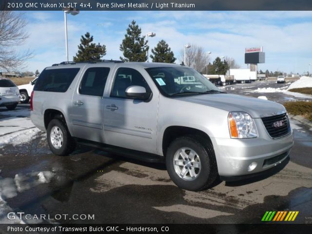 2010 GMC Yukon XL SLT 4x4 in Pure Silver Metallic