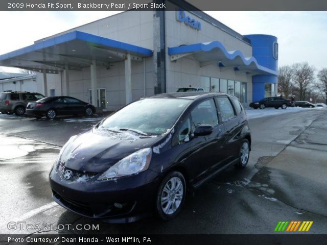 2009 Honda Fit Sport in Blackberry Pearl