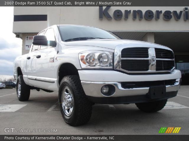 2007 Dodge Ram 3500 SLT Quad Cab in Bright White