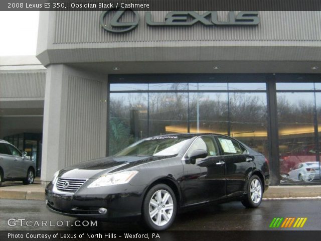 2008 Lexus ES 350 in Obsidian Black