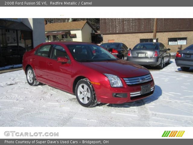 2008 Ford Fusion SE V6 in Redfire Metallic