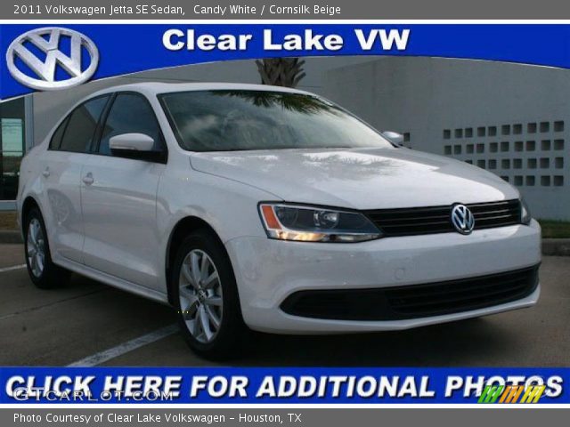 2011 Volkswagen Jetta SE Sedan in Candy White
