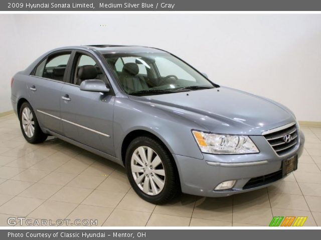 2009 Hyundai Sonata Limited in Medium Silver Blue