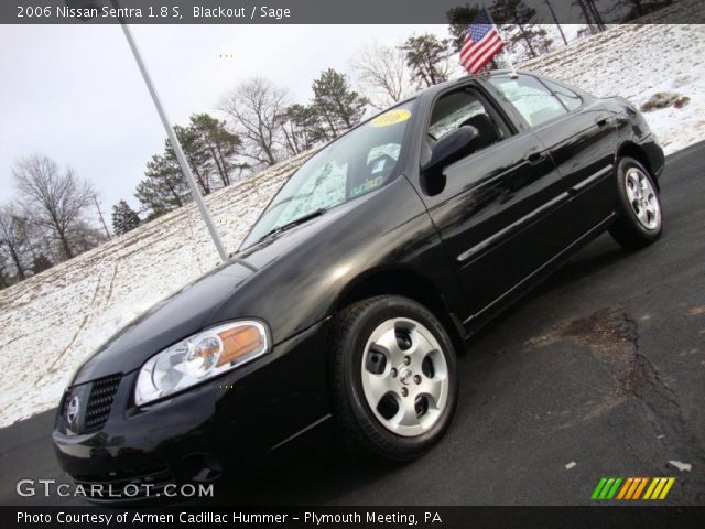 2006 Nissan Sentra 1.8 S in Blackout