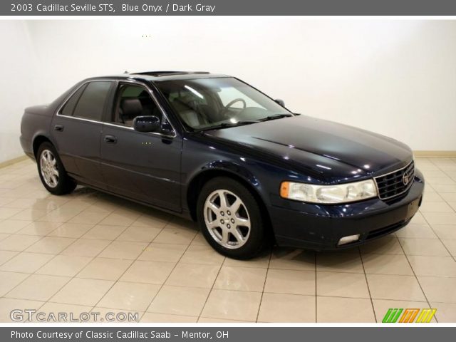 2003 Cadillac Seville STS in Blue Onyx