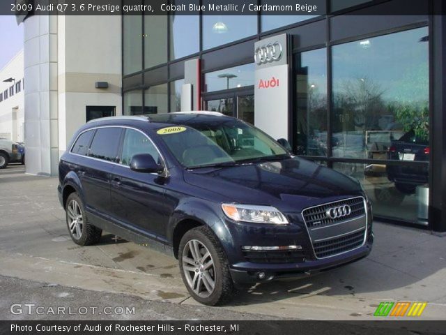 2009 Audi Q7 3.6 Prestige quattro in Cobalt Blue Metallic