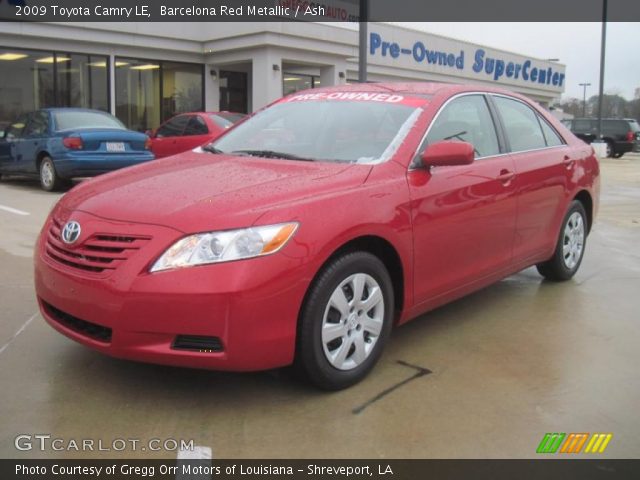 2009 Toyota Camry LE in Barcelona Red Metallic