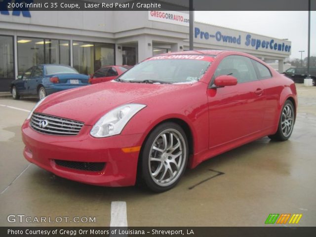 2006 Infiniti G 35 Coupe in Laser Red Pearl