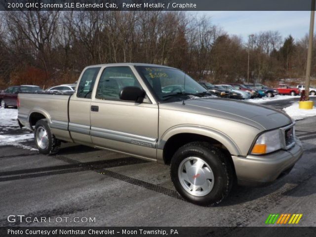 2000 GMC Sonoma SLE Extended Cab in Pewter Metallic