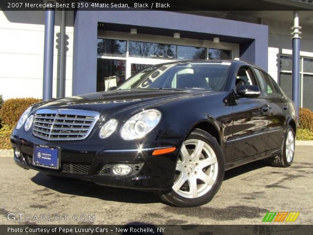 2007 Mercedes-Benz E 350 4Matic Sedan in Black