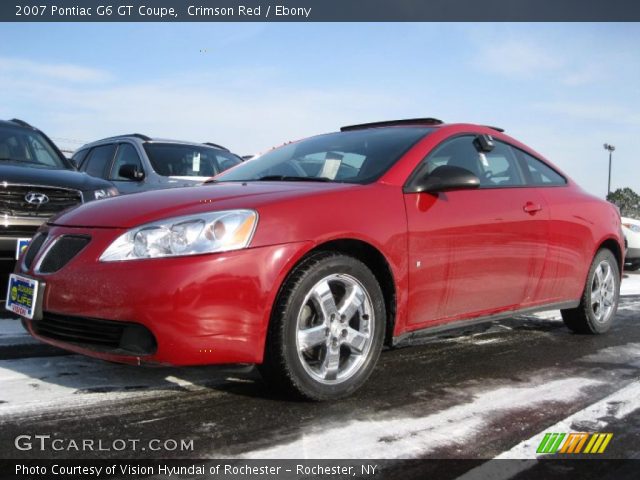 2007 Pontiac G6 GT Coupe in Crimson Red