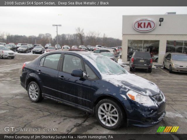 2008 Suzuki SX4 Sport Sedan in Deep Sea Blue Metallic