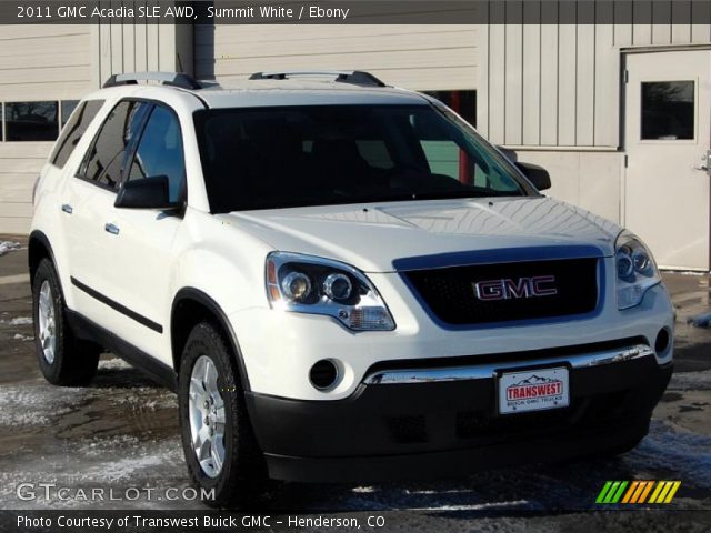 2011 GMC Acadia SLE AWD in Summit White