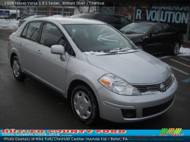 2008 Nissan Versa 1.8 S Sedan in Brilliant Silver