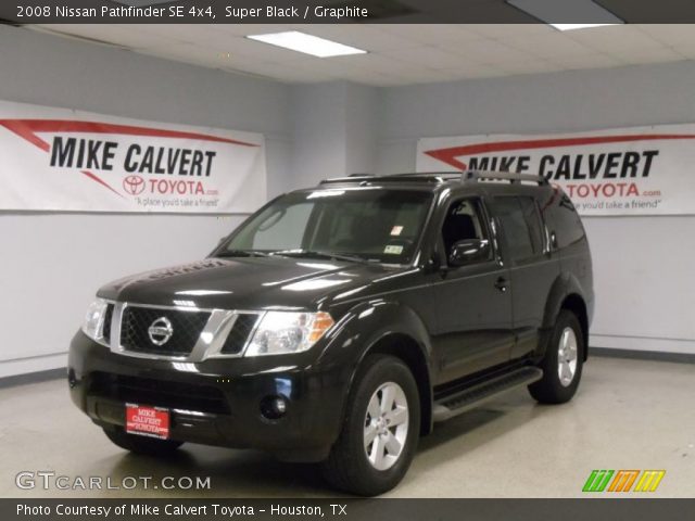 2008 Nissan Pathfinder SE 4x4 in Super Black
