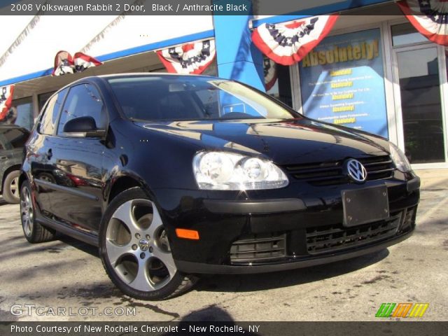 2008 Volkswagen Rabbit 2 Door in Black