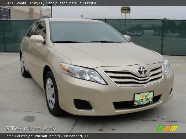 2011 Toyota Camry LE in Sandy Beach Metallic