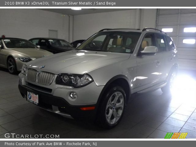 2010 BMW X3 xDrive30i in Titanium Silver Metallic