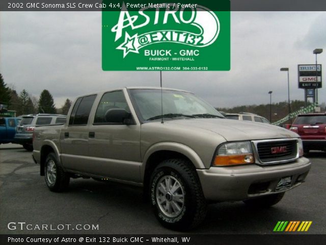 2002 GMC Sonoma SLS Crew Cab 4x4 in Pewter Metallic