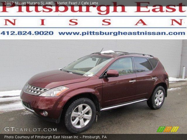 2007 Nissan Murano SL AWD in Merlot Pearl