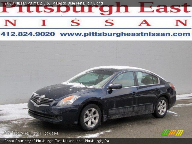 2008 Nissan Altima 2.5 S in Majestic Blue Metallic