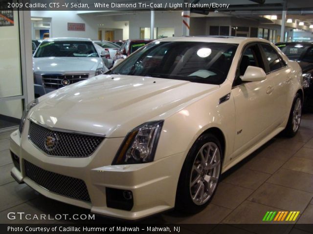 2009 Cadillac CTS -V Sedan in White Diamond Tri-Coat