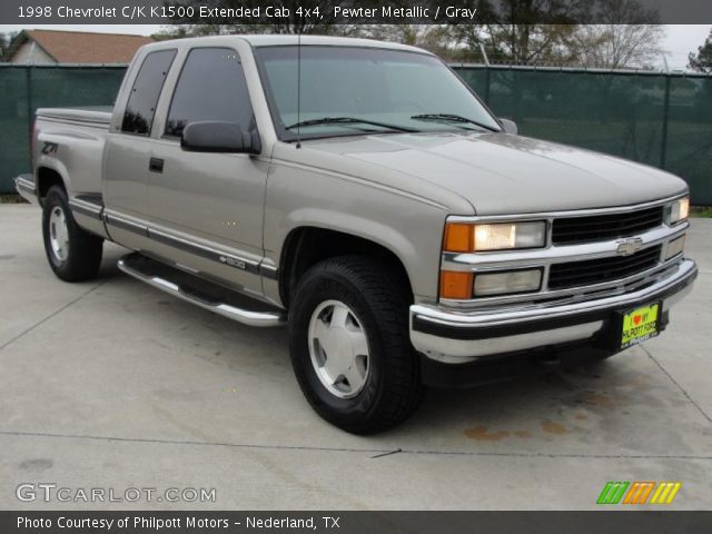 1998 Chevrolet C/K K1500 Extended Cab 4x4 in Pewter Metallic