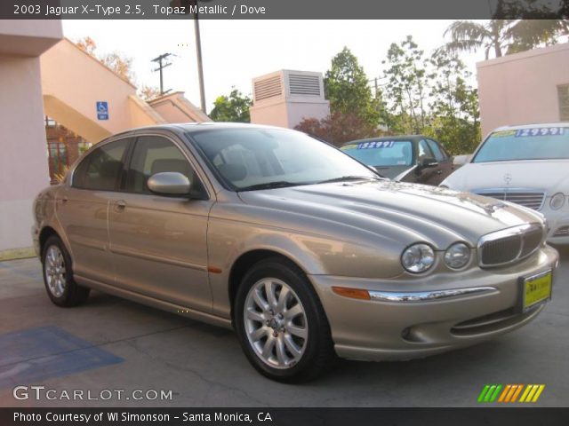2003 Jaguar X-Type 2.5 in Topaz Metallic