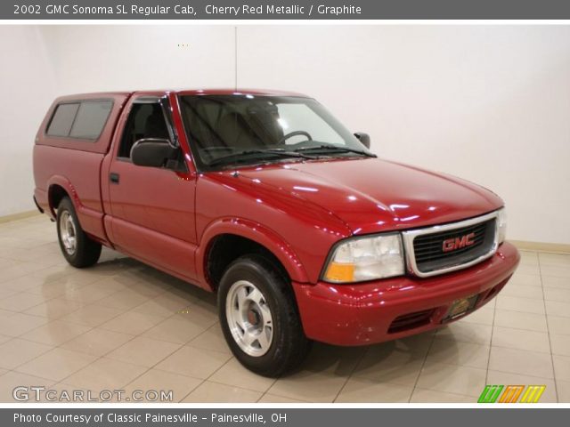 2002 GMC Sonoma SL Regular Cab in Cherry Red Metallic