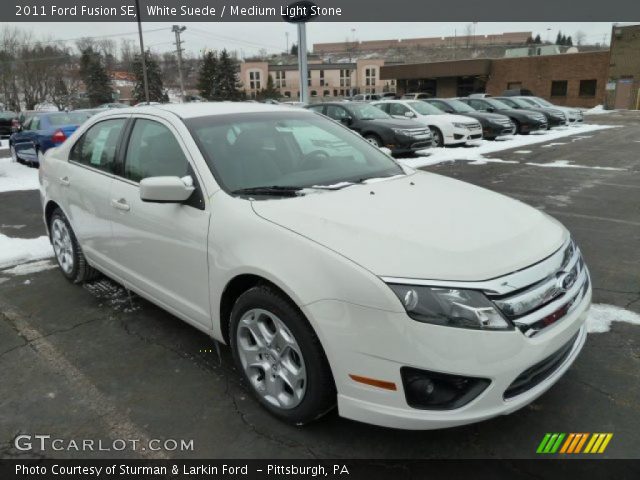 2011 Ford Fusion SE in White Suede