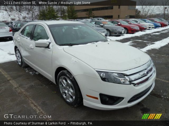 2011 Ford Fusion SE in White Suede