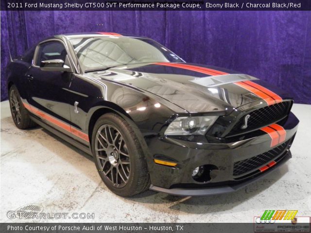2011 Ford Mustang Shelby GT500 SVT Performance Package Coupe in Ebony Black