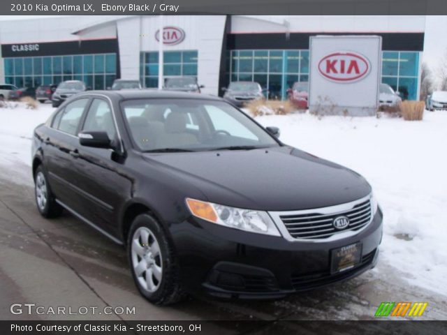 2010 Kia Optima LX in Ebony Black