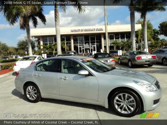 2008 Infiniti G 35 Sedan in Liquid Platinum Silver