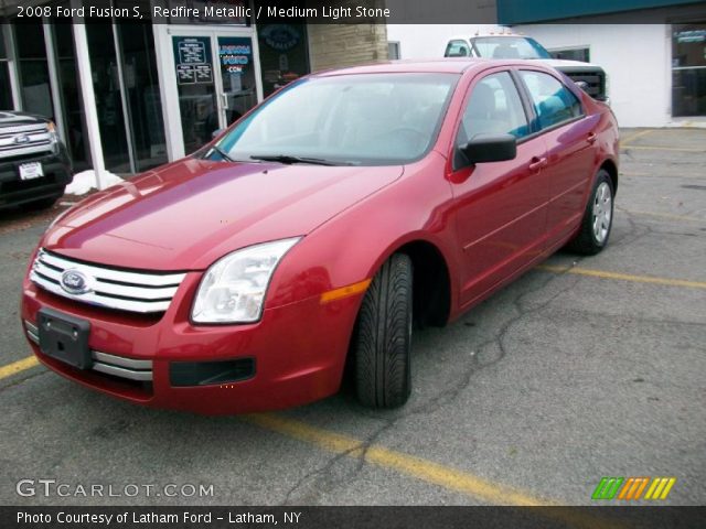 2008 Ford Fusion S in Redfire Metallic