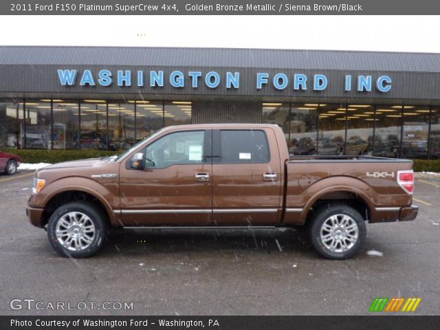 2011 Ford F150 Platinum SuperCrew 4x4 in Golden Bronze Metallic