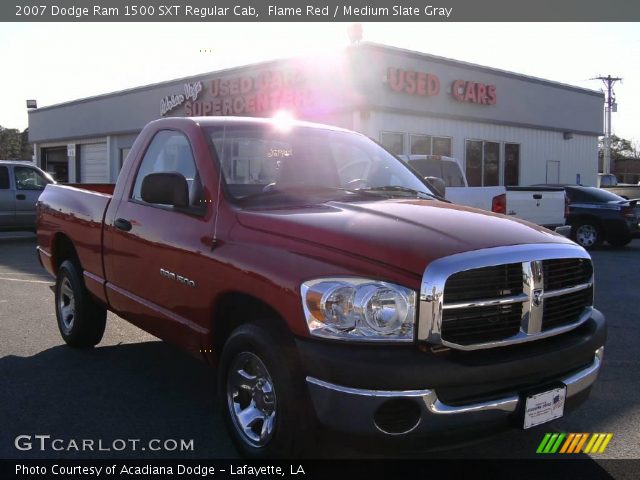2007 Dodge Ram 1500 SXT Regular Cab in Flame Red