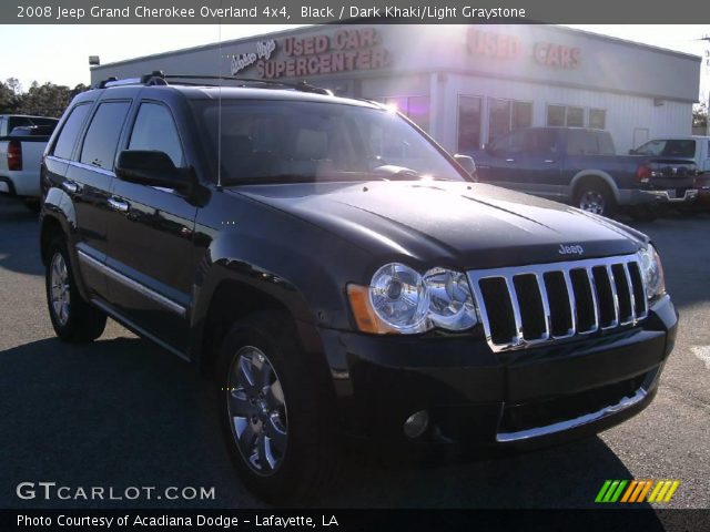 2008 Jeep Grand Cherokee Overland 4x4 in Black