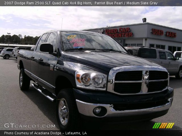 2007 Dodge Ram 2500 SLT Quad Cab 4x4 Big Horn in Patriot Blue Pearl