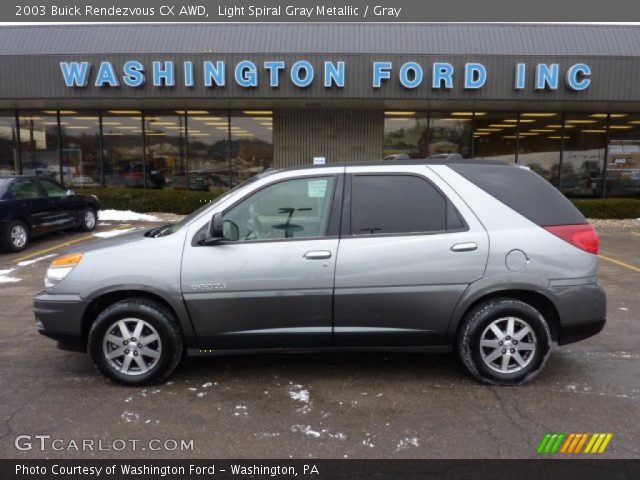 2003 Buick Rendezvous CX AWD in Light Spiral Gray Metallic