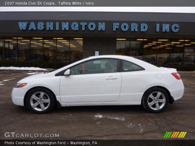2007 Honda Civic EX Coupe in Taffeta White