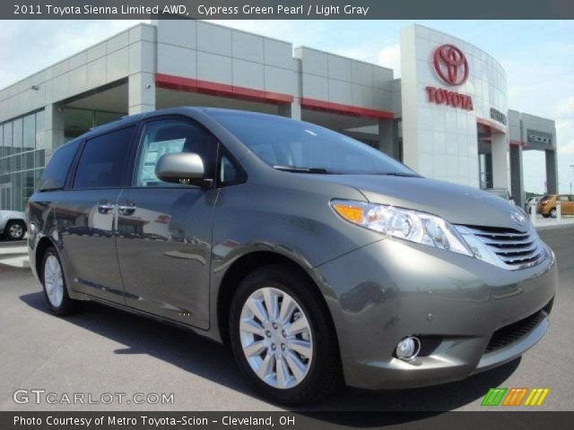 2011 Toyota Sienna Limited AWD in Cypress Green Pearl
