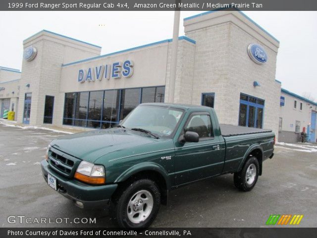 1999 Ford Ranger Sport Regular Cab 4x4 in Amazon Green Metallic